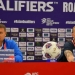 What did Kyrgyzstan's head coach Maksim Lisitsin say at the press conference?