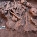 A medieval skeleton was found in Gloster