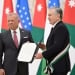 Mirziyoyev awarded the "An-Nahda" order by the King of Jordan