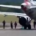 A man who fled from the police at Bergamo airport has died