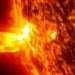 Strong solar flare: Possible impact on Earth