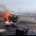 ДТП с участием множества автомобилей на дороге Ташкент-Ош