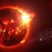 A large plasma aggregate detected on the Sun