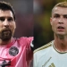 Ronaldu va Messi mingta gol urish uchun kurashmoqda