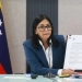 Delsi Rodrigues is temporarily performing the duties of the President of Venezuela