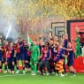Spain Cup final. "Barcelona" - "Real Madrid" 3:2 (goals video)