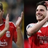 Deklan Rays Stiven Jerrard uslubini o‘rganib «Arsenal» yetakchisiga aylandi