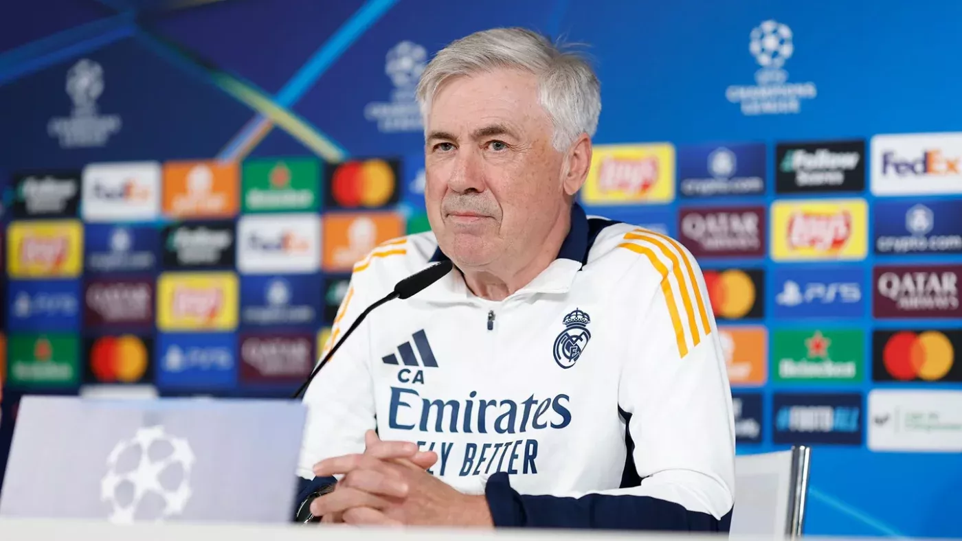 What did Ancelotti say in the press conference after the match against 'Atletico'?