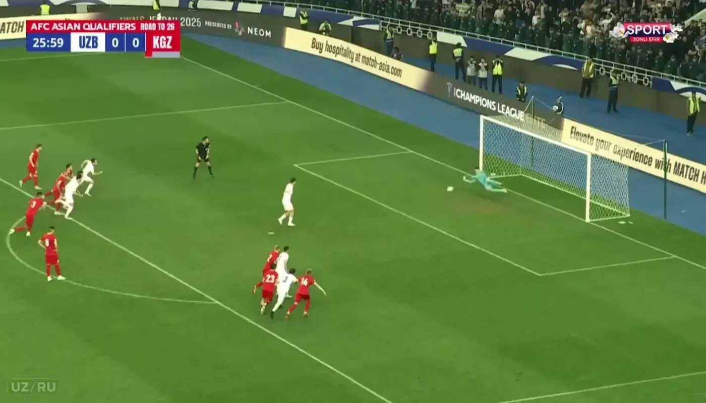 Eldor Shomurodov gol urolmagan penalti videosi