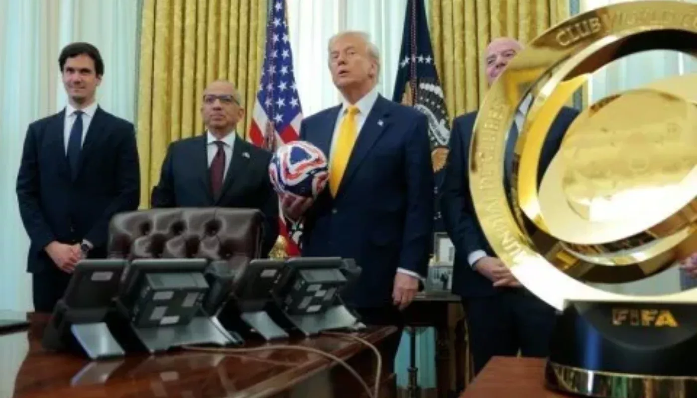 FIFA President gifted a special ball to Trump for the 2026 World Cup