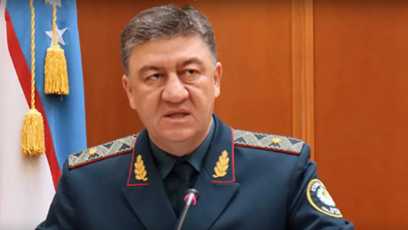 The Minister of Internal Affairs Po'lat Bobojonov has resigned