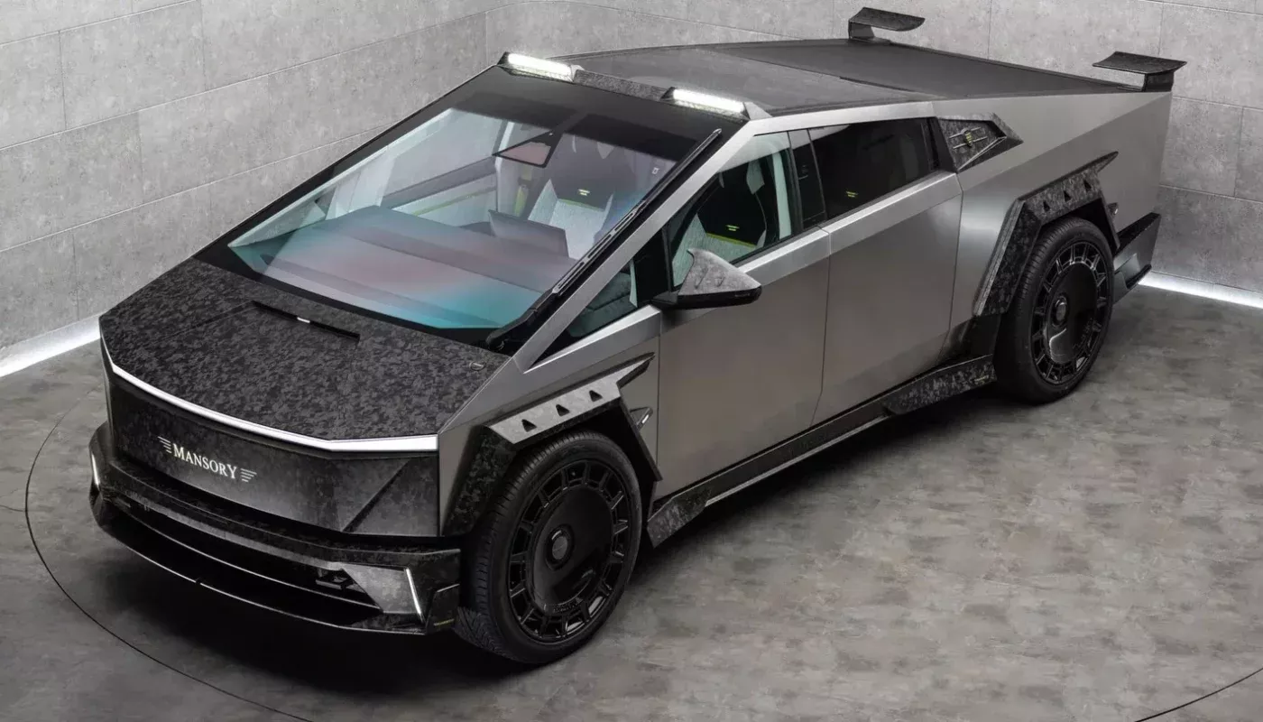 Mansory ilk bor Tesla Cybertruck’ni yangilashga kirishdi