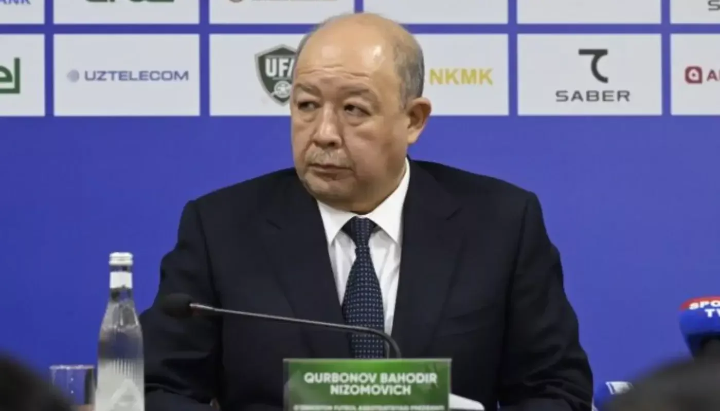 O‘FA president Bahodir Qurbonov met with the national team before important meetings