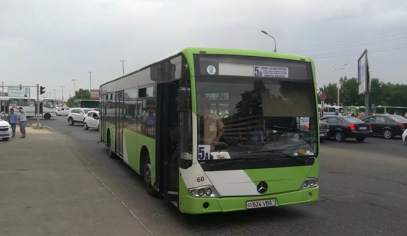 Toshkentda eski Mercedes avtobuslari elektrobusga aylantiriladi