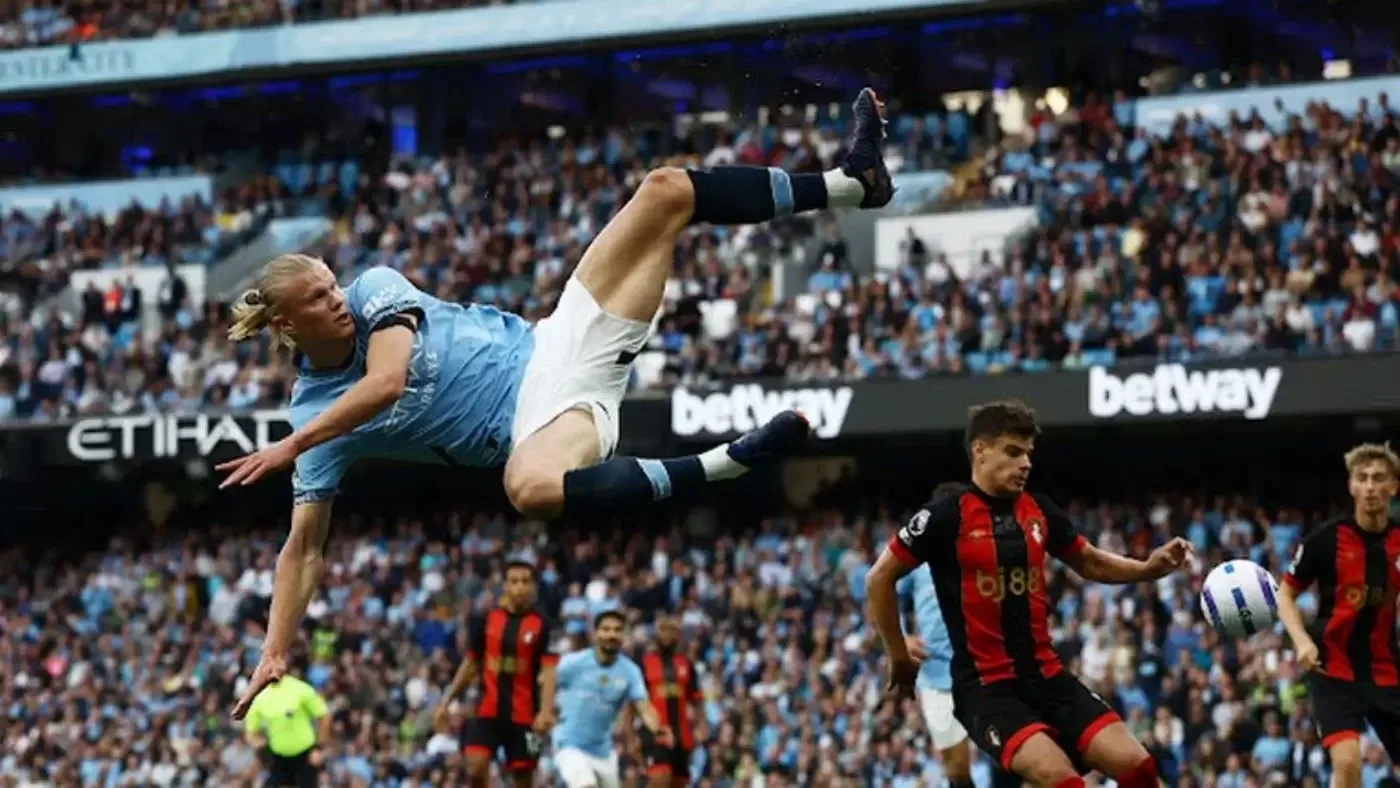 Manchester Siti "Bornmut" ustidan yirik g‘alabaga erishdi (video)
