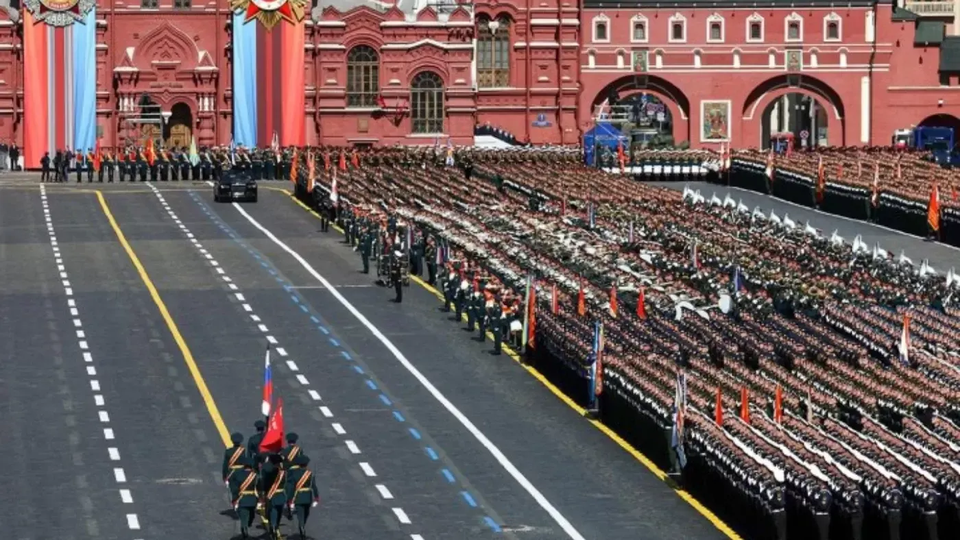Uzbekistan military participates in the Victory parade in Moscow