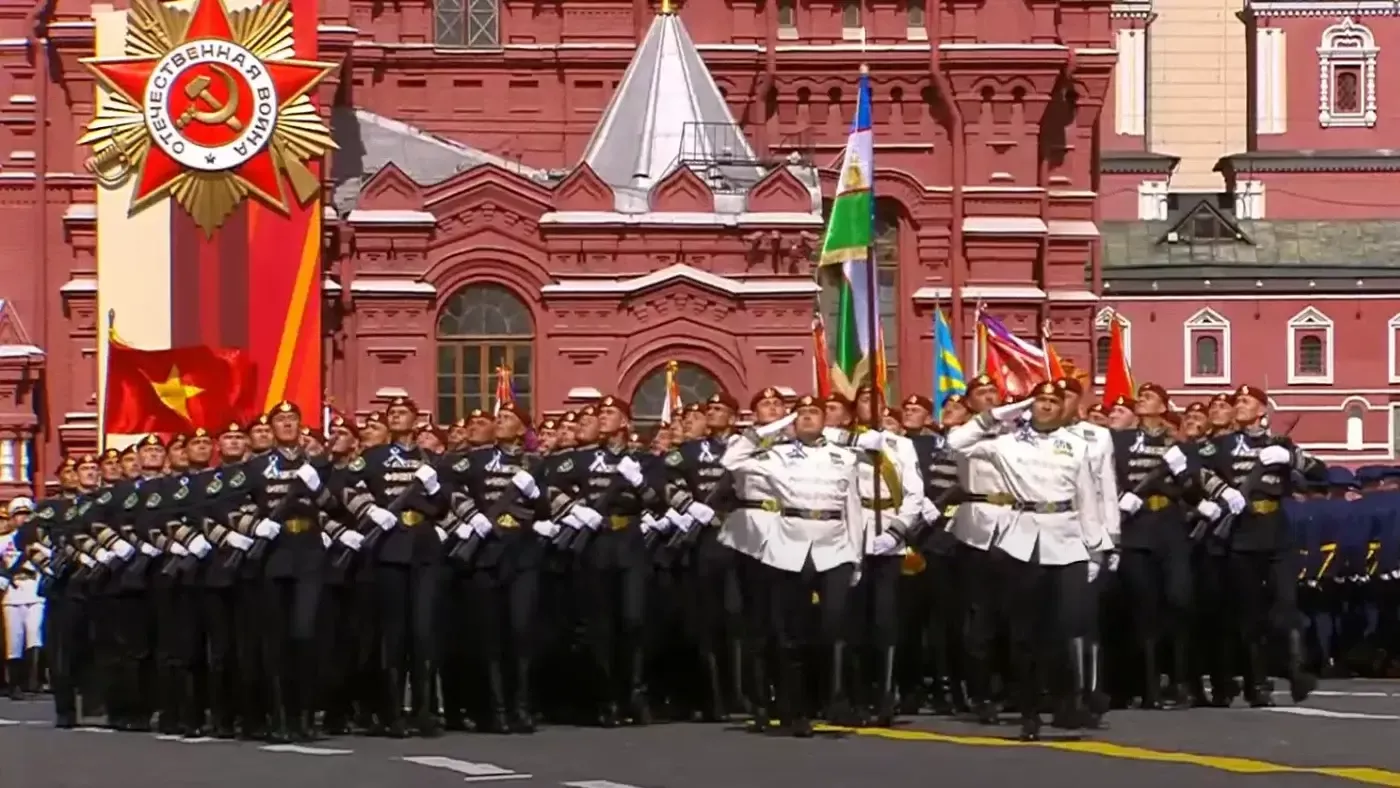 Uzbekistan military participated in the Victory parade in Moscow