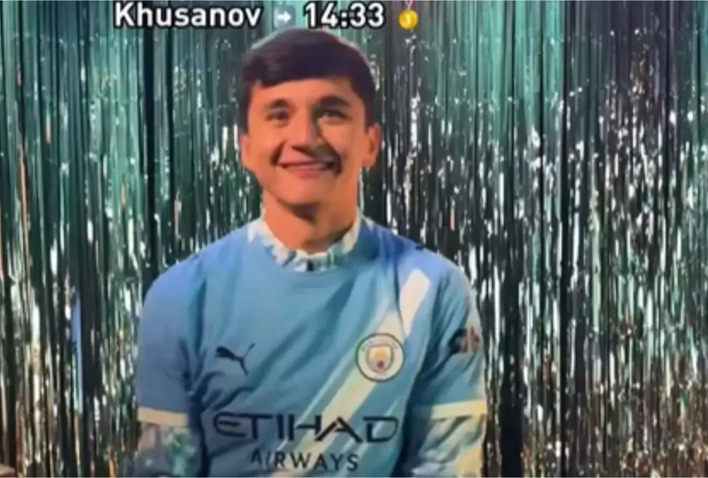 Xusanov wore the new 'Man City' kit the fastest — a record was set!
