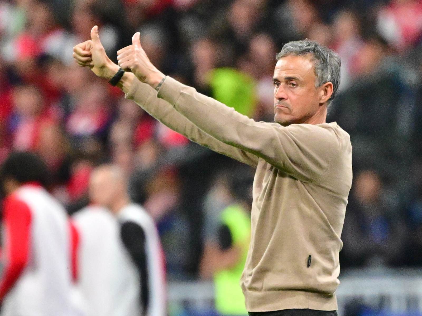 Luis Enrique is pleased with PSG's victory