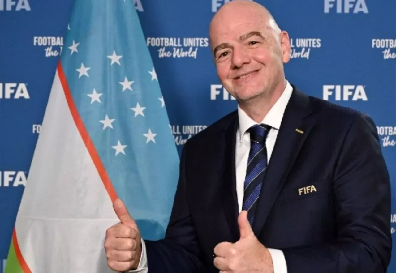 FIFA rahbari Infantino O‘zbekistonni mundial yo‘llanmasi bilan tabrikladi