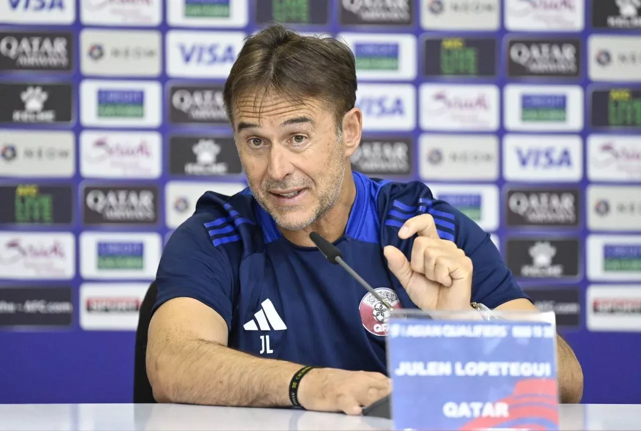 What did the head coach of the Qatar national team say about the match against Uzbekistan?