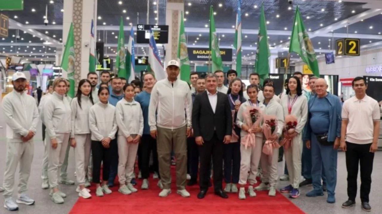 Medalists of the Asian Championship were ceremoniously welcomed in Tashkent