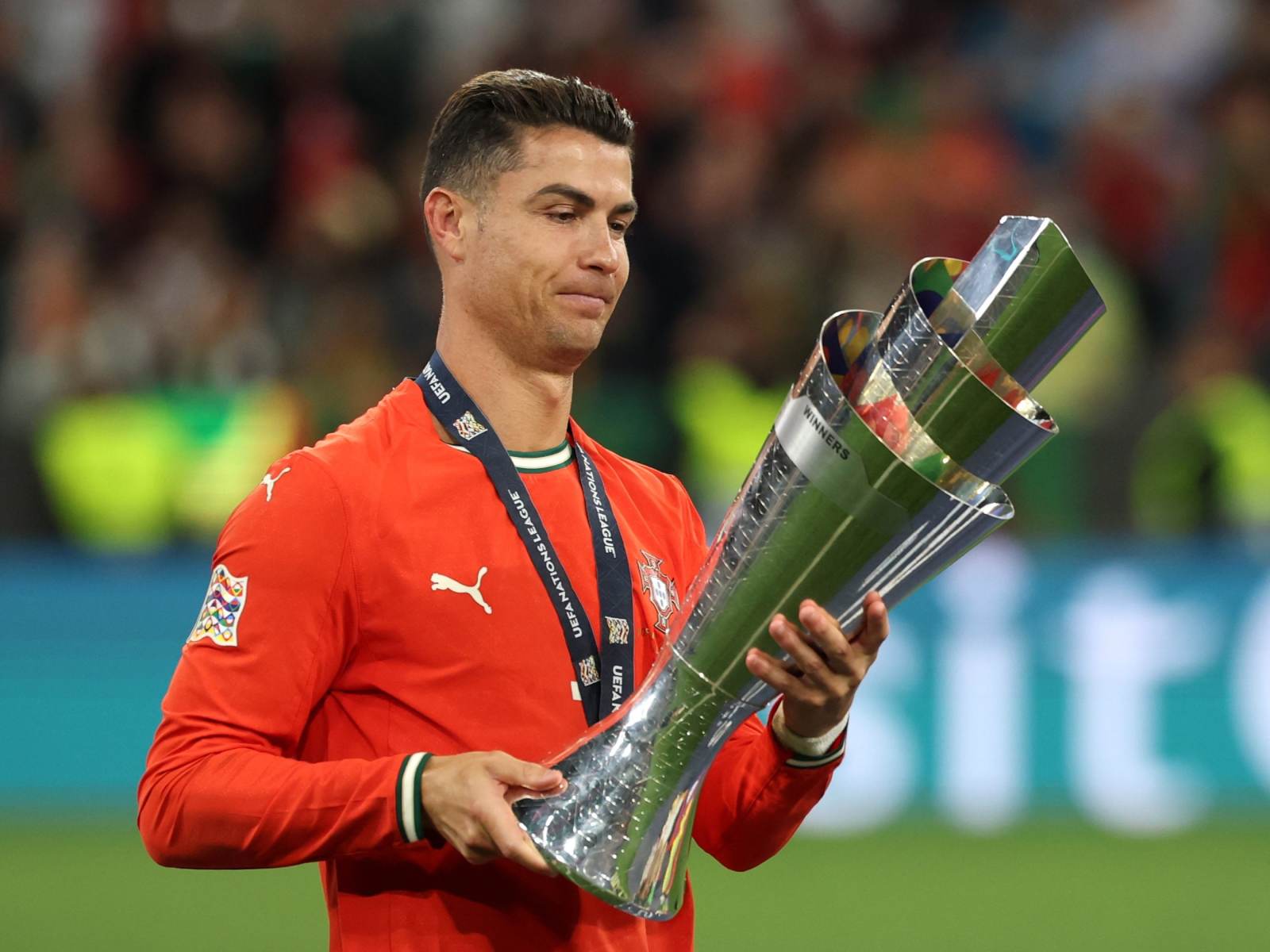 Cristiano Ronaldo congratulated the Sporting club