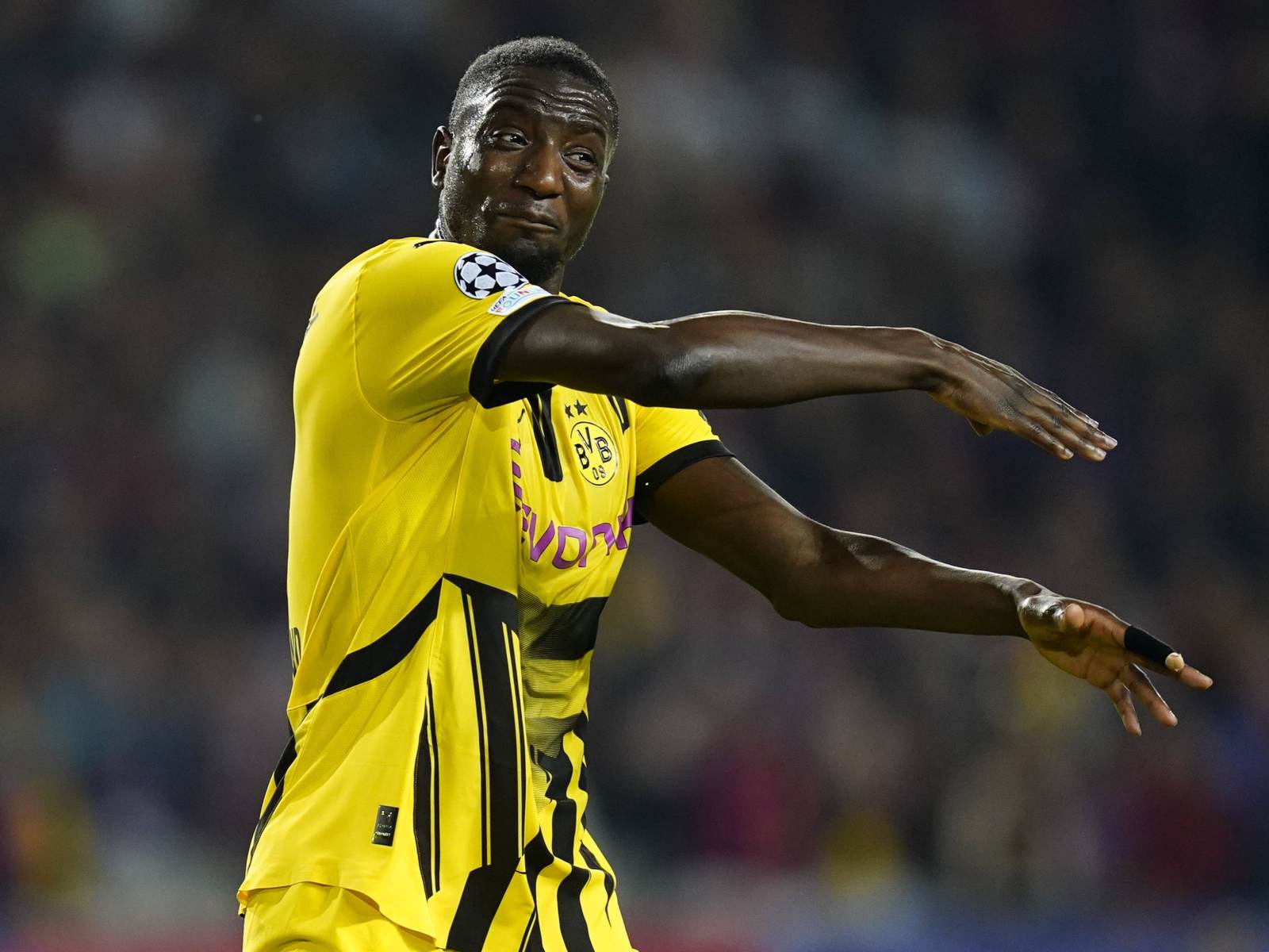 Borussia is leading 2:0 against Monterrey