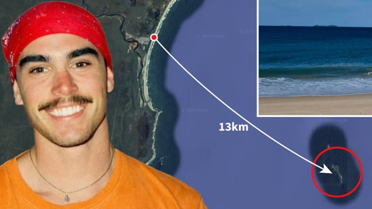 Surfer survived 13 kilometers in the water