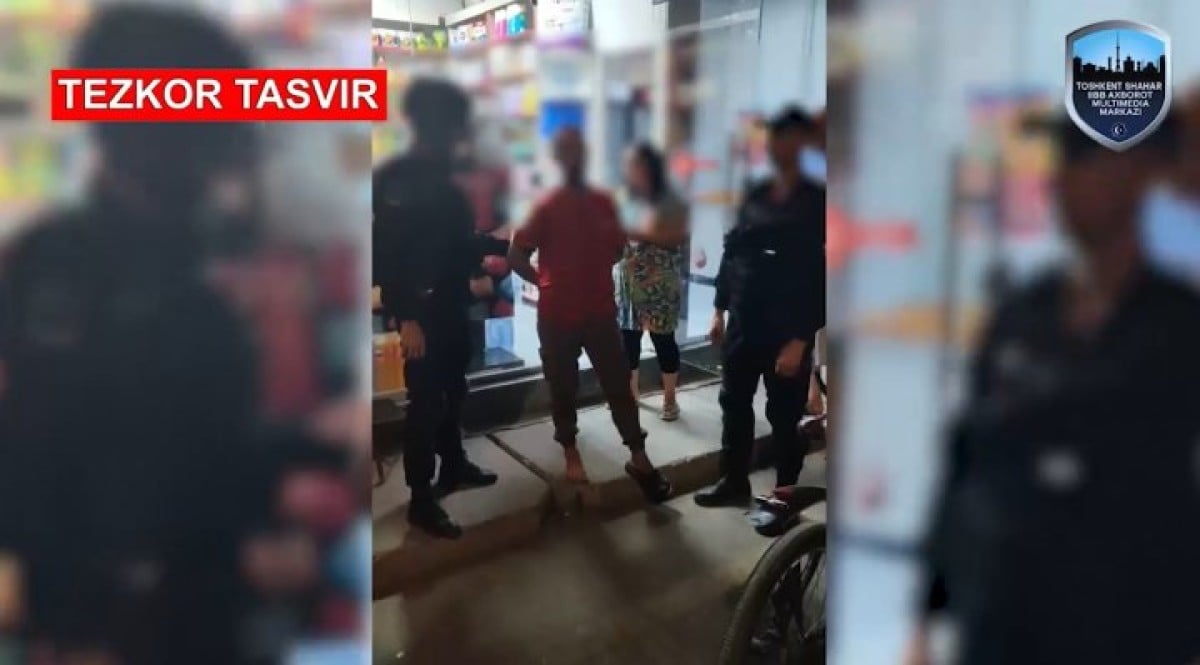 A person who stole from a store in Sergeli was detained