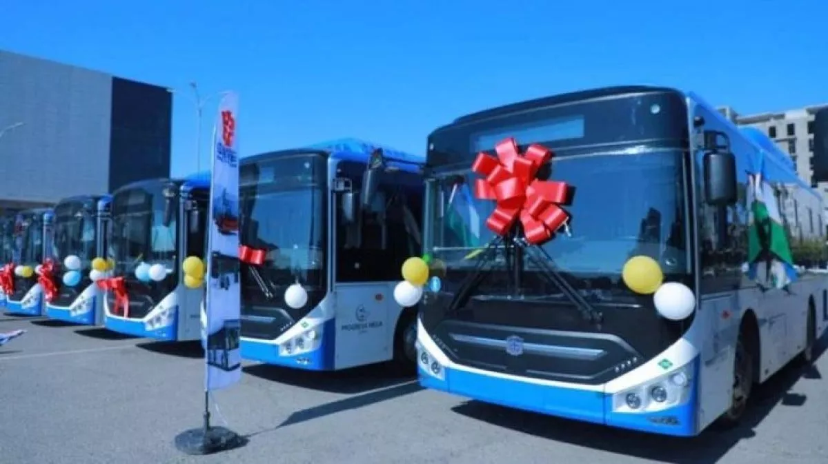 24 new buses arrived in Bukhara from China
