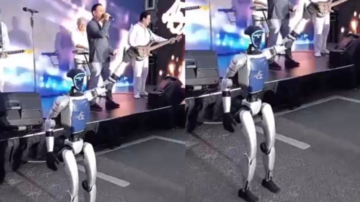 Tohir Sodiqov's song was danced to by a robot