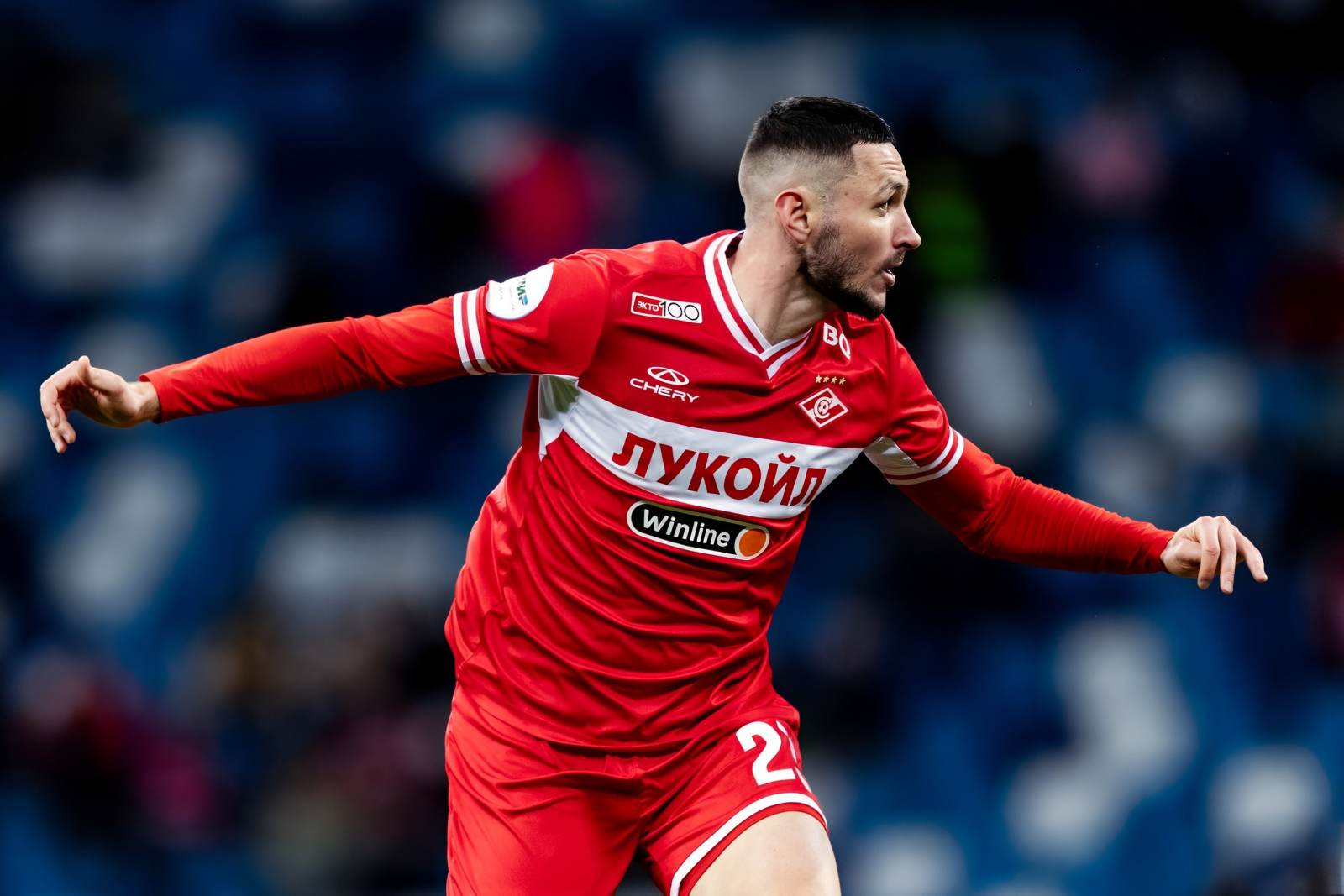 Chernov participated in a joint training session with the "Spartak" team