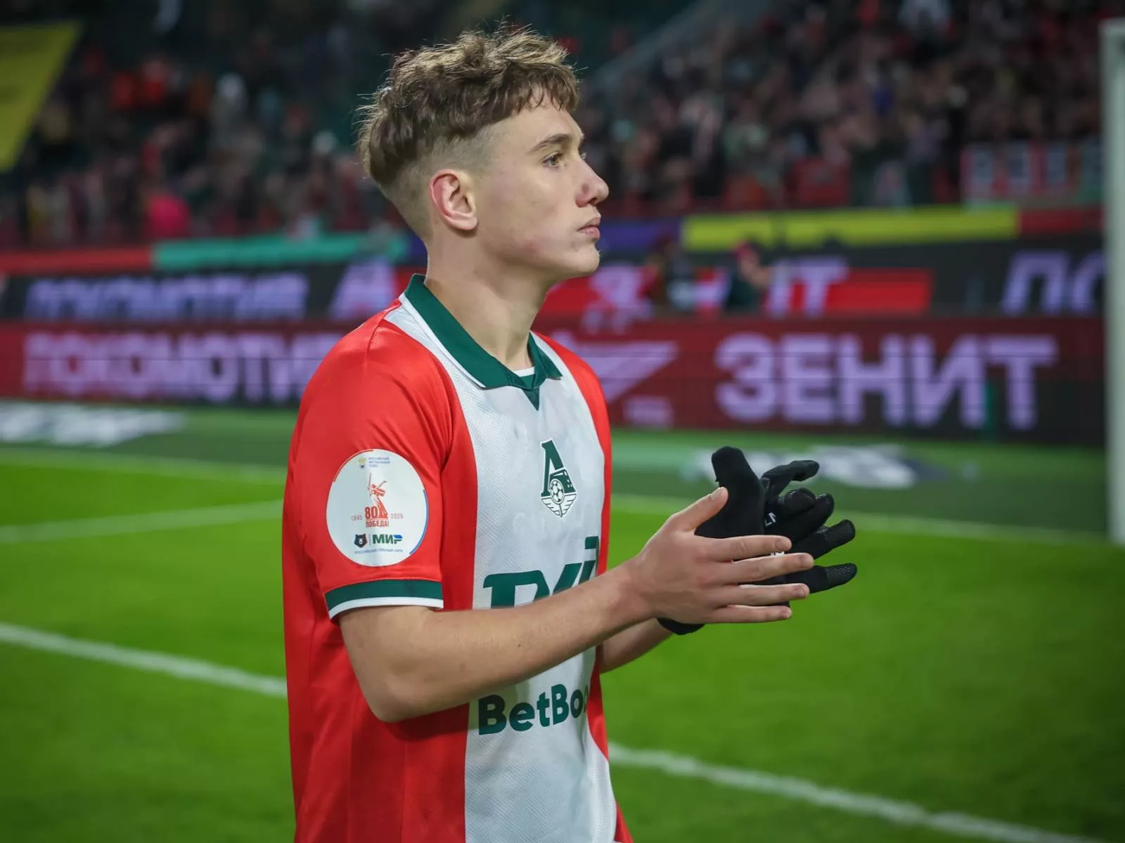 Godyaev aims to assist in scoring a goal for Lokomotiv