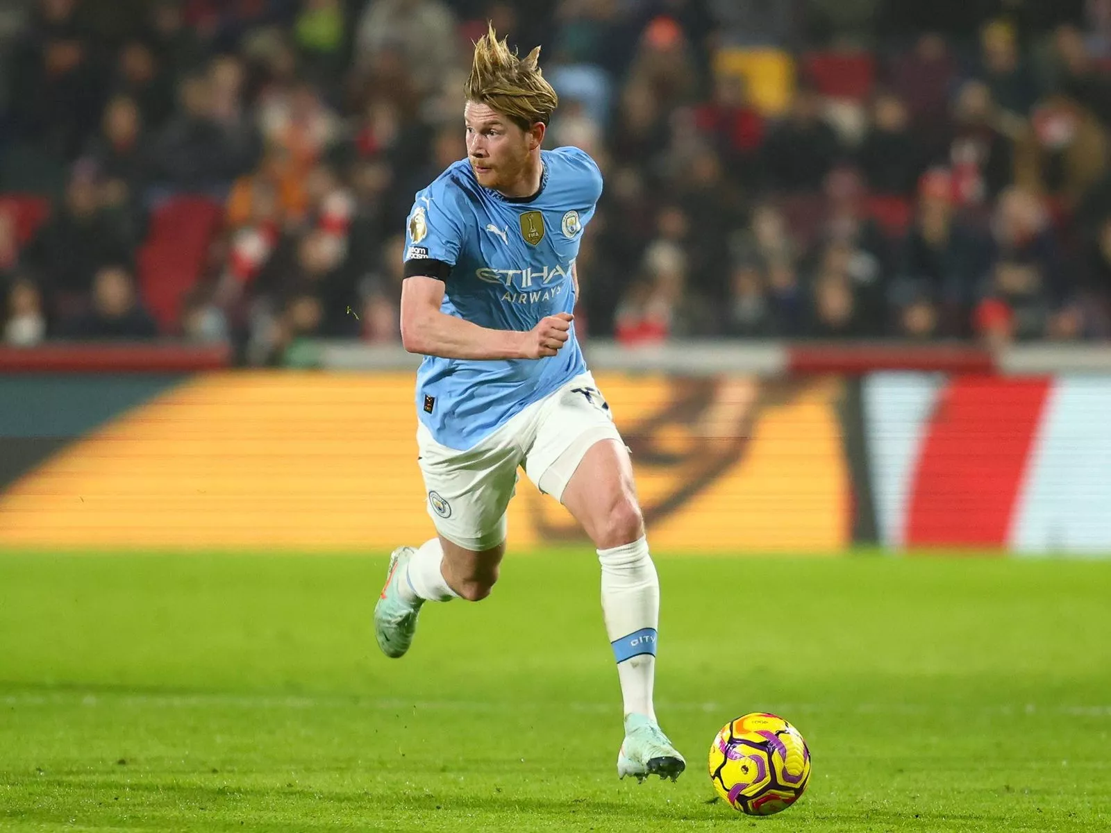 Kevin de Bryune took the number 11 in the Napoli team