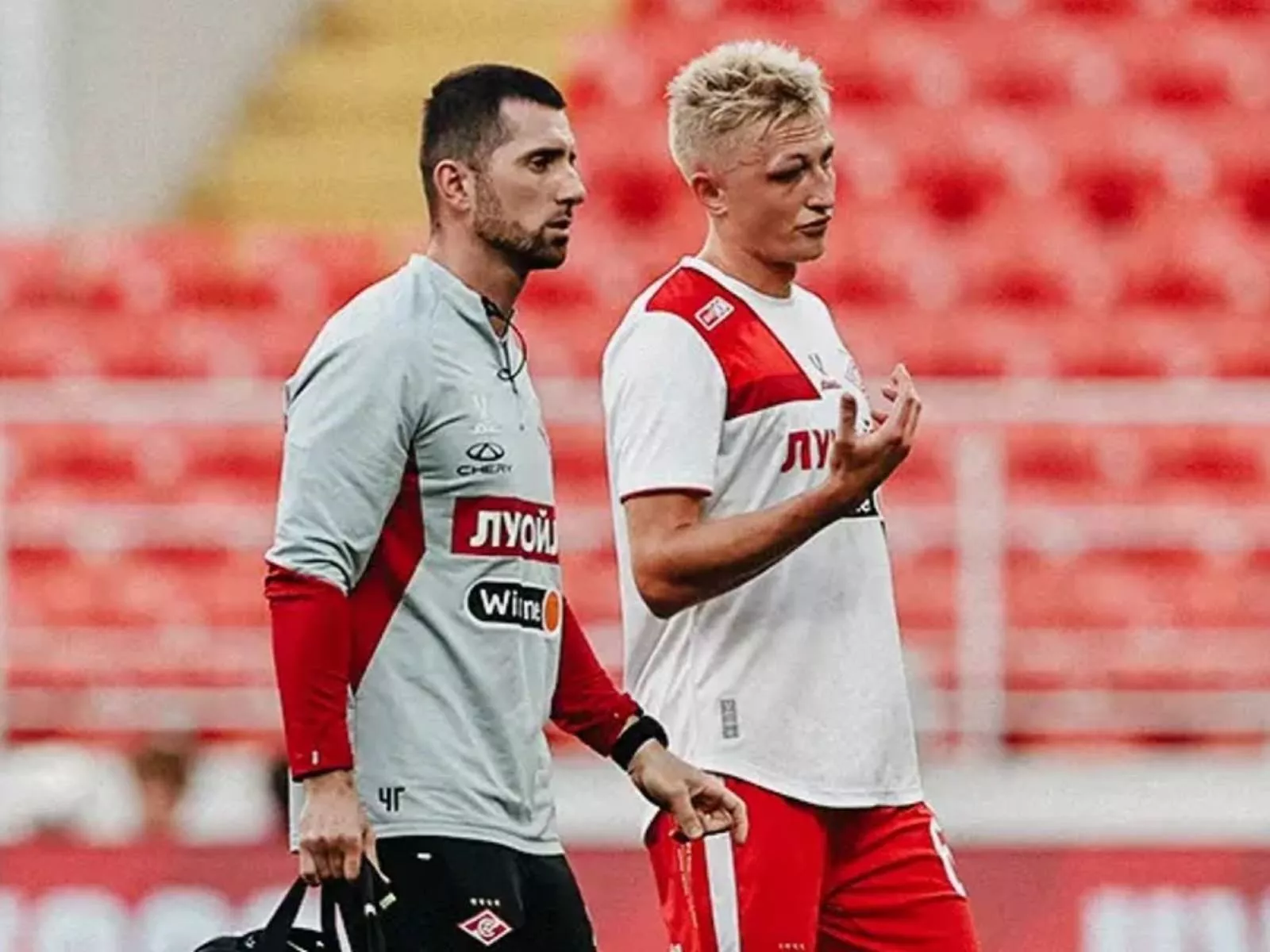 Litvinov sustained an eye injury during the game