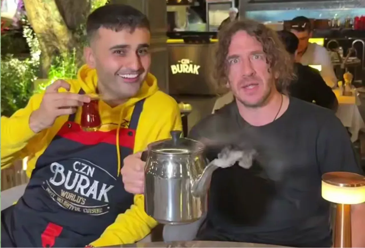 Puyol va Burak turk choyxonasida samimiy uchrashuv