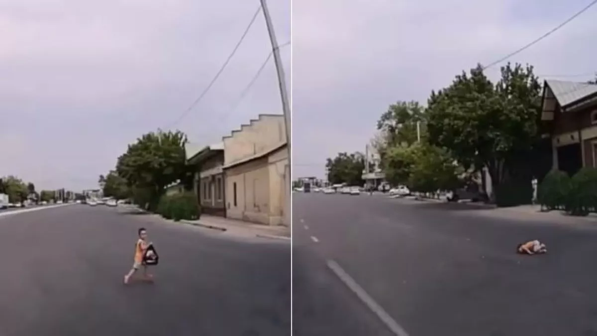 A child was injured while crossing the road without permission in Tashkent