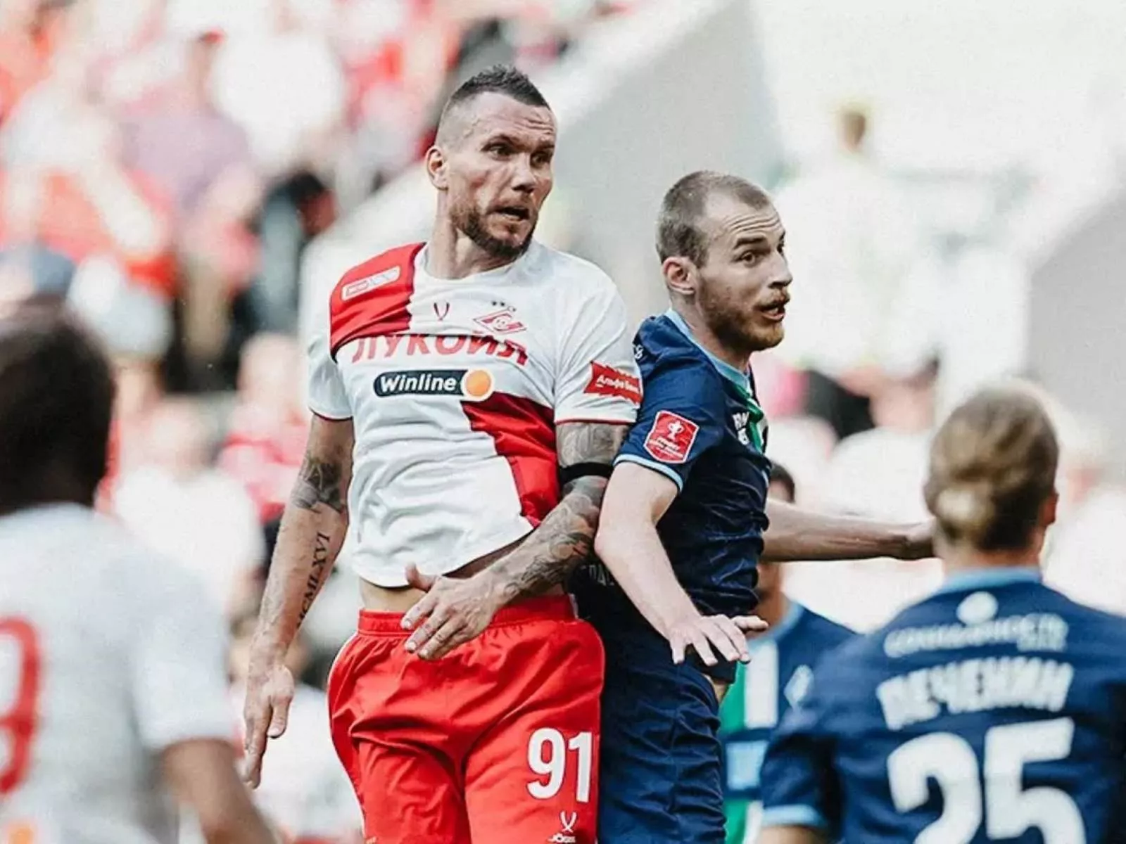 Zabolotniy scored an important goal for Spartak