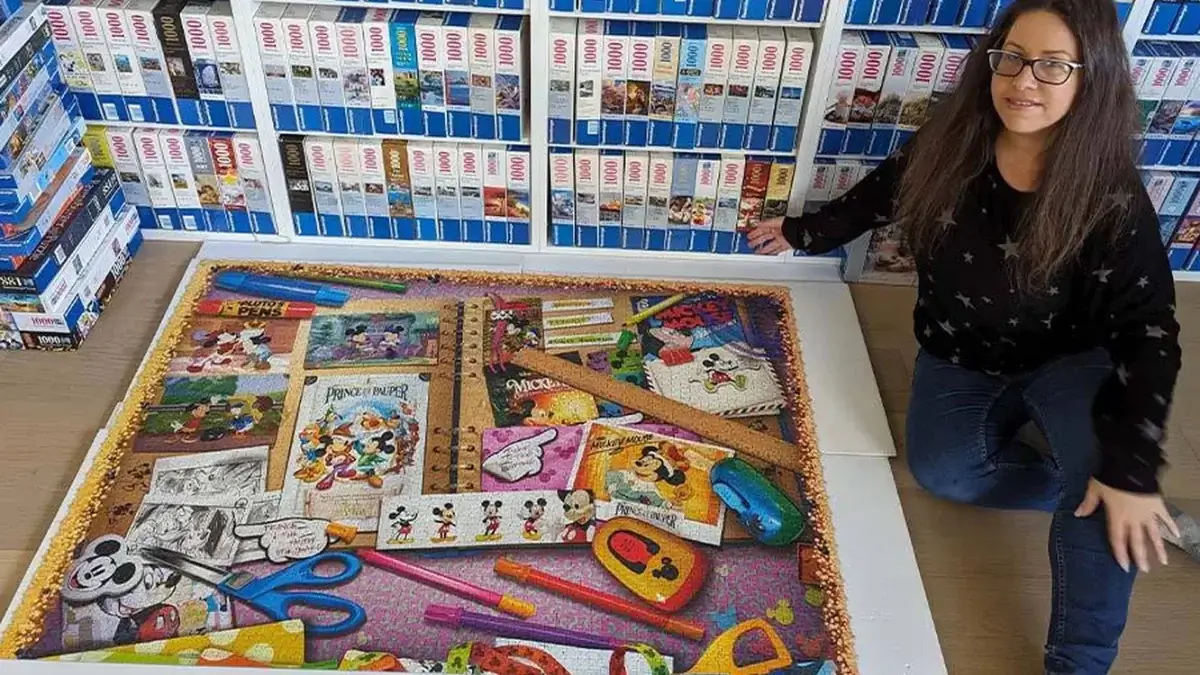 Liza Fairman has the world's largest puzzle collection