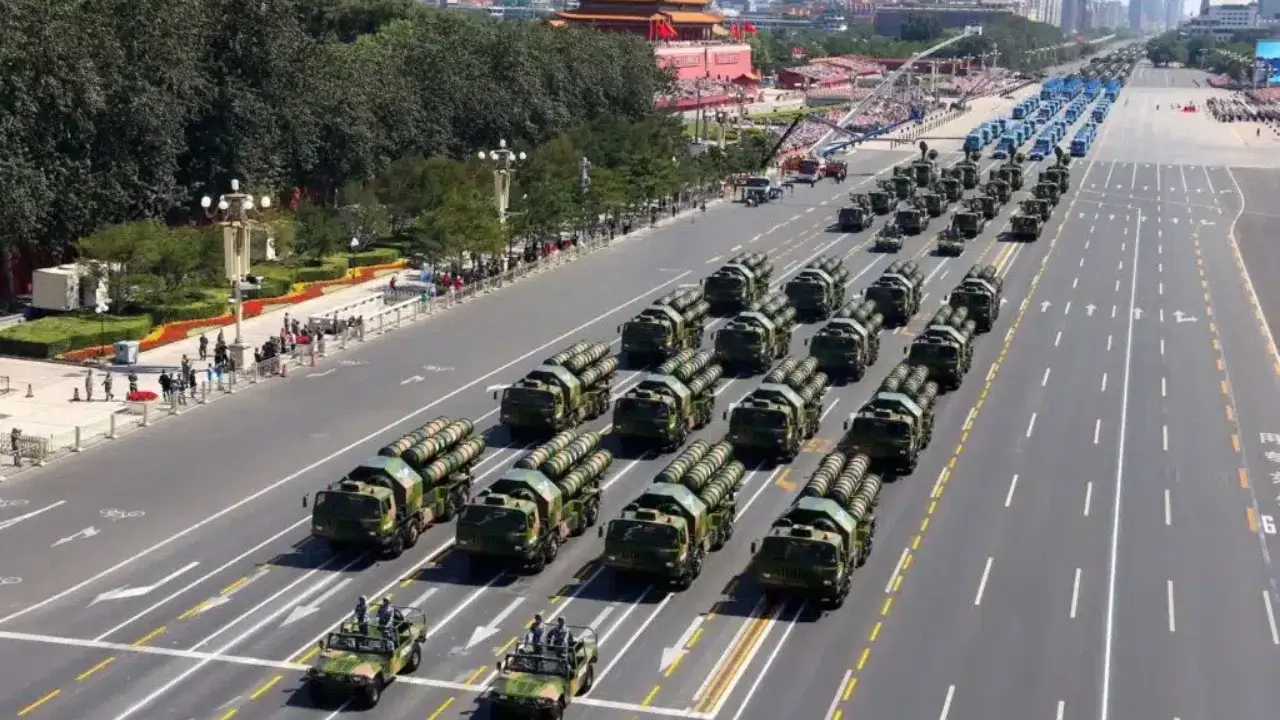 Mirziyoyev participates in the military parade in Beijing