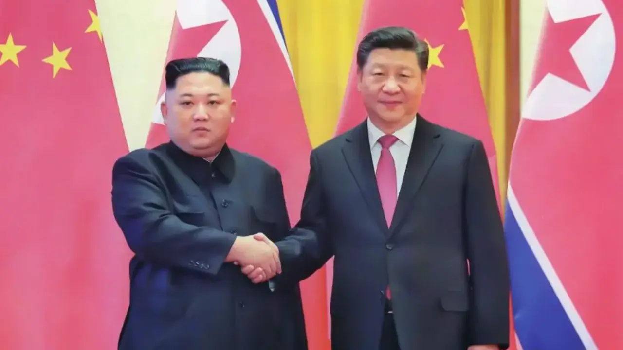 Kim Jong Un attending military parade in Beijing