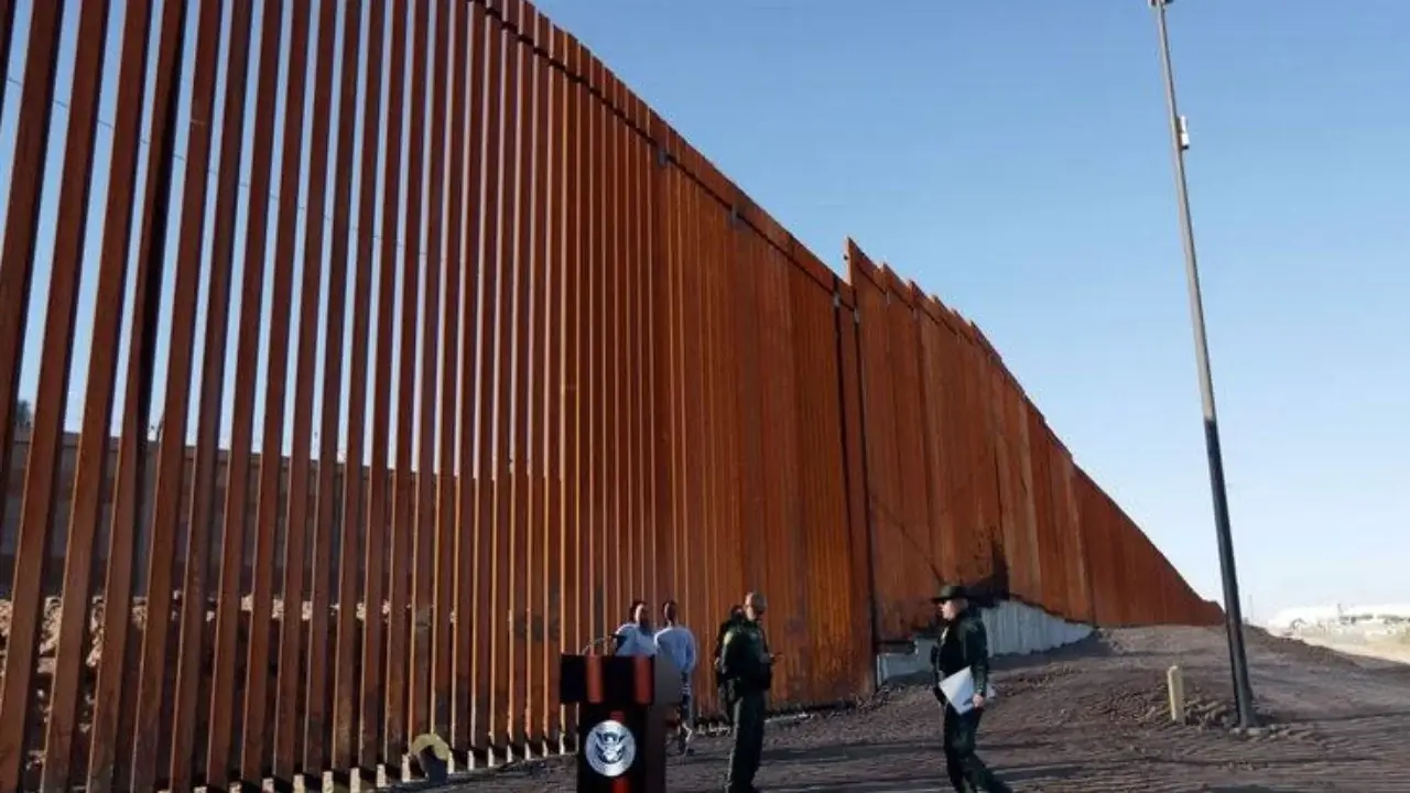 The wall at the US-Mexico border will be painted black