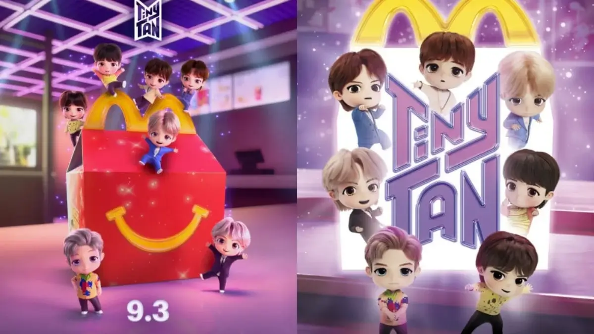 McDonald's presented the TinyTAN collection with BTS