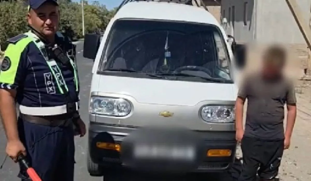 A minor driving a car in Koshkupir