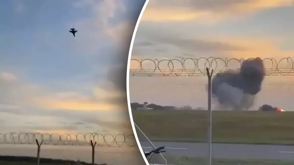 F-16 crash in Radom, pilot died