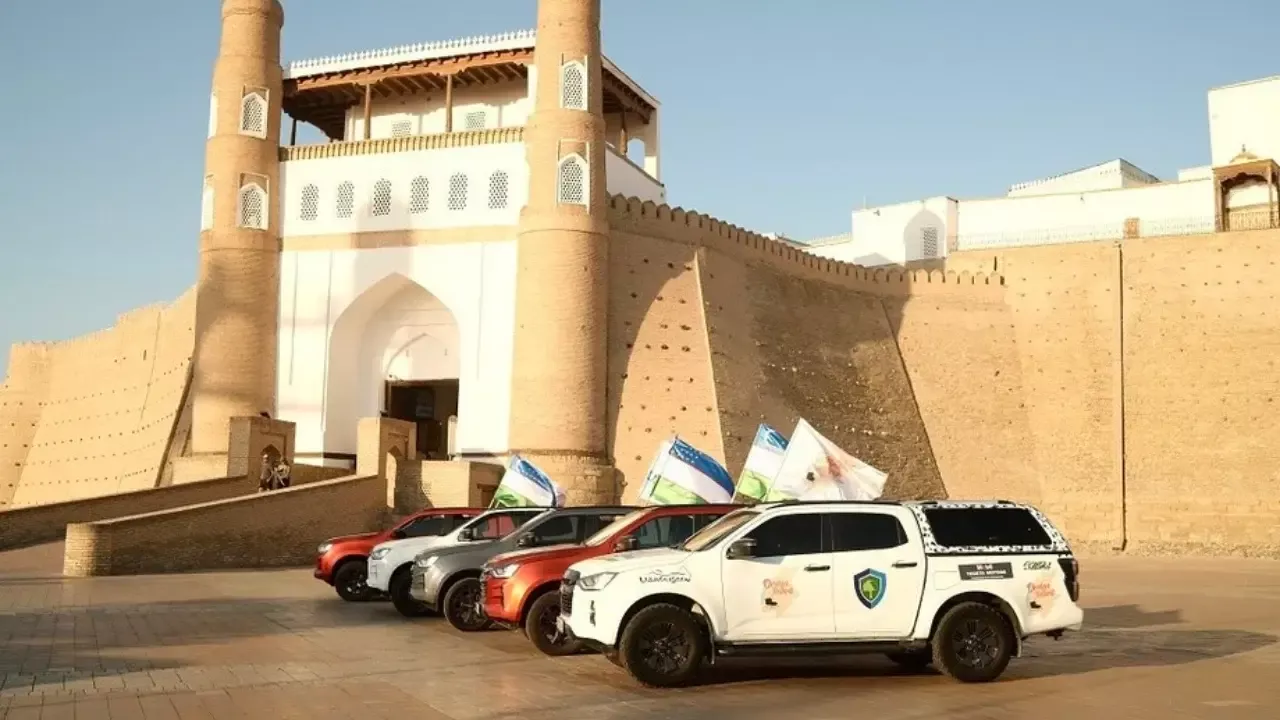 International car tour to Samarkand and Bukhara has started