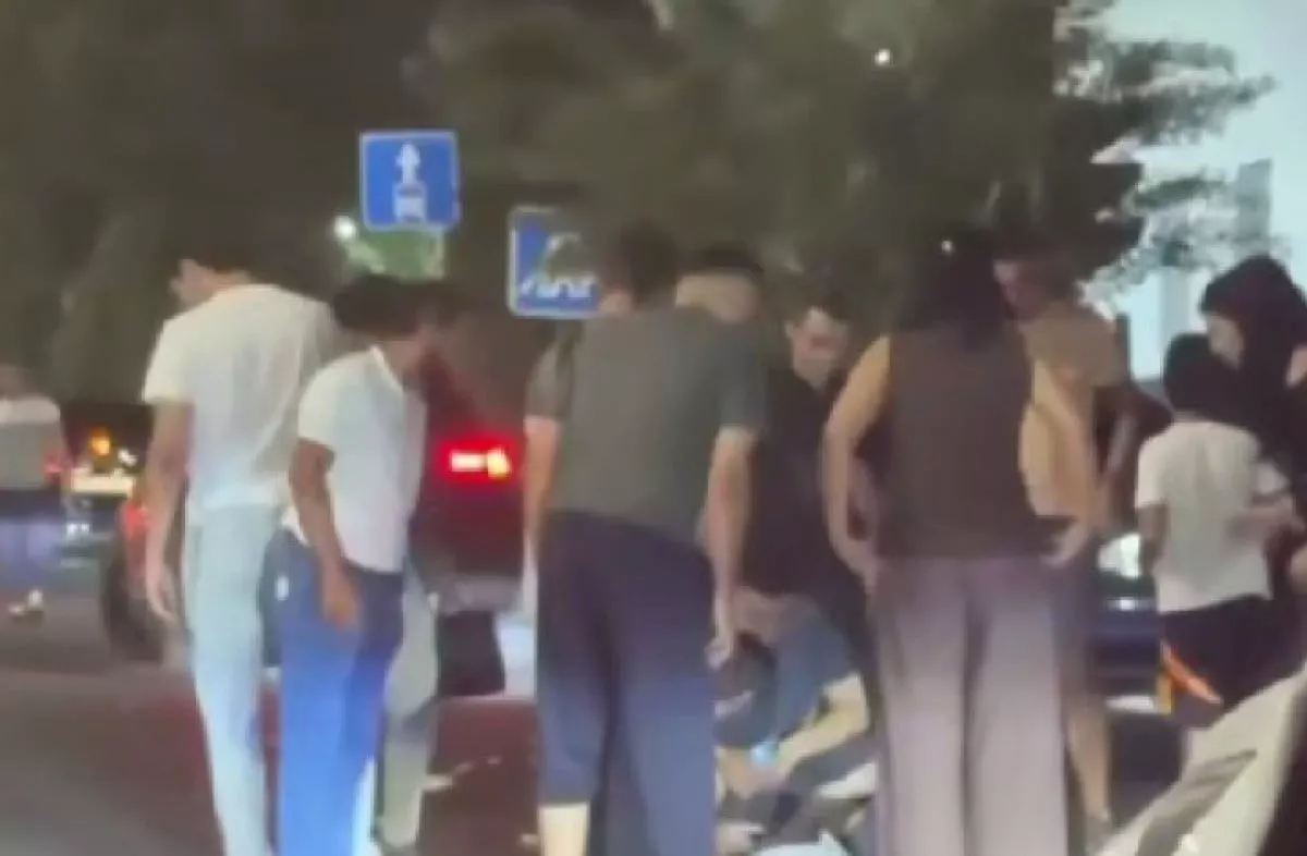 Investigation started after BMW hit a pedestrian in Tashkent