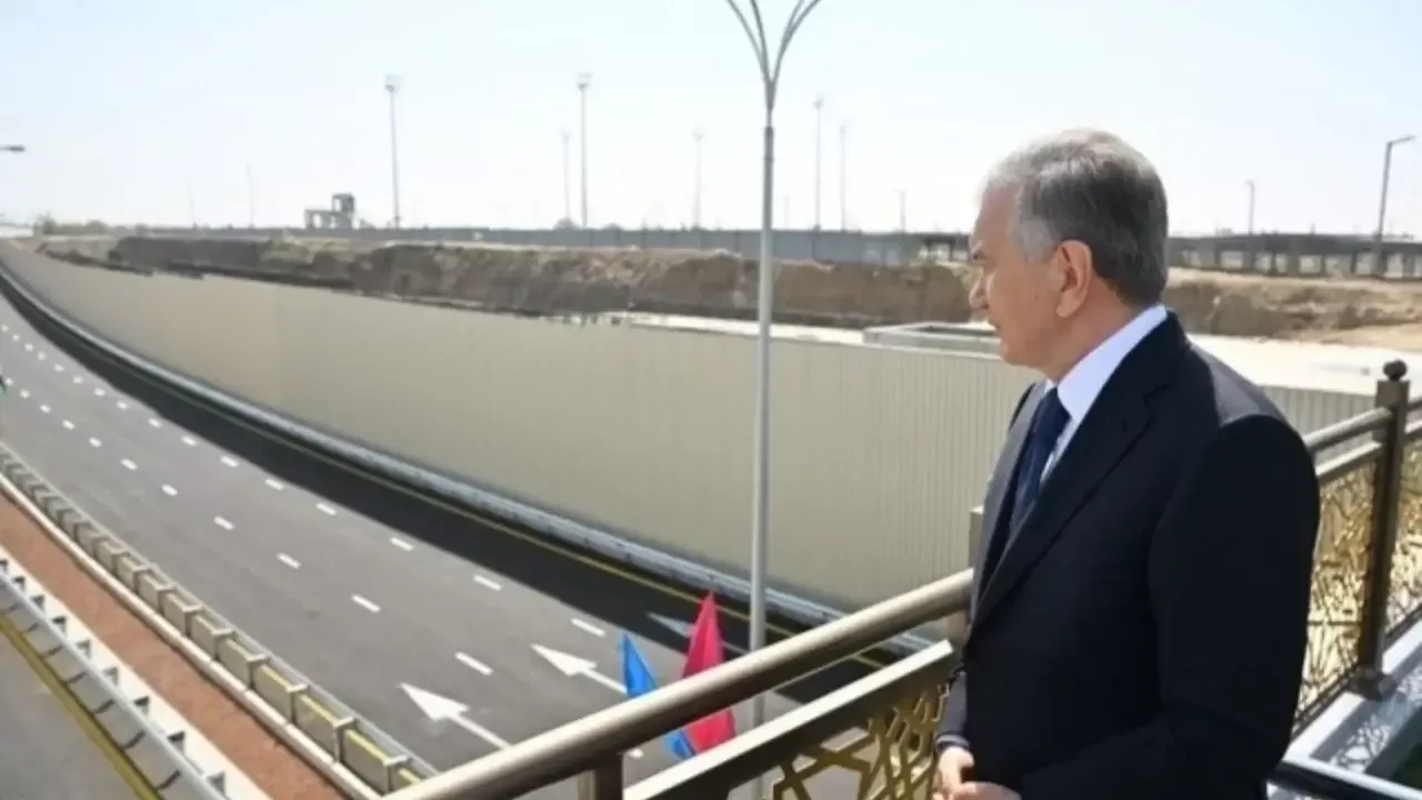 A new modern underground automobile road opened in Tashkent