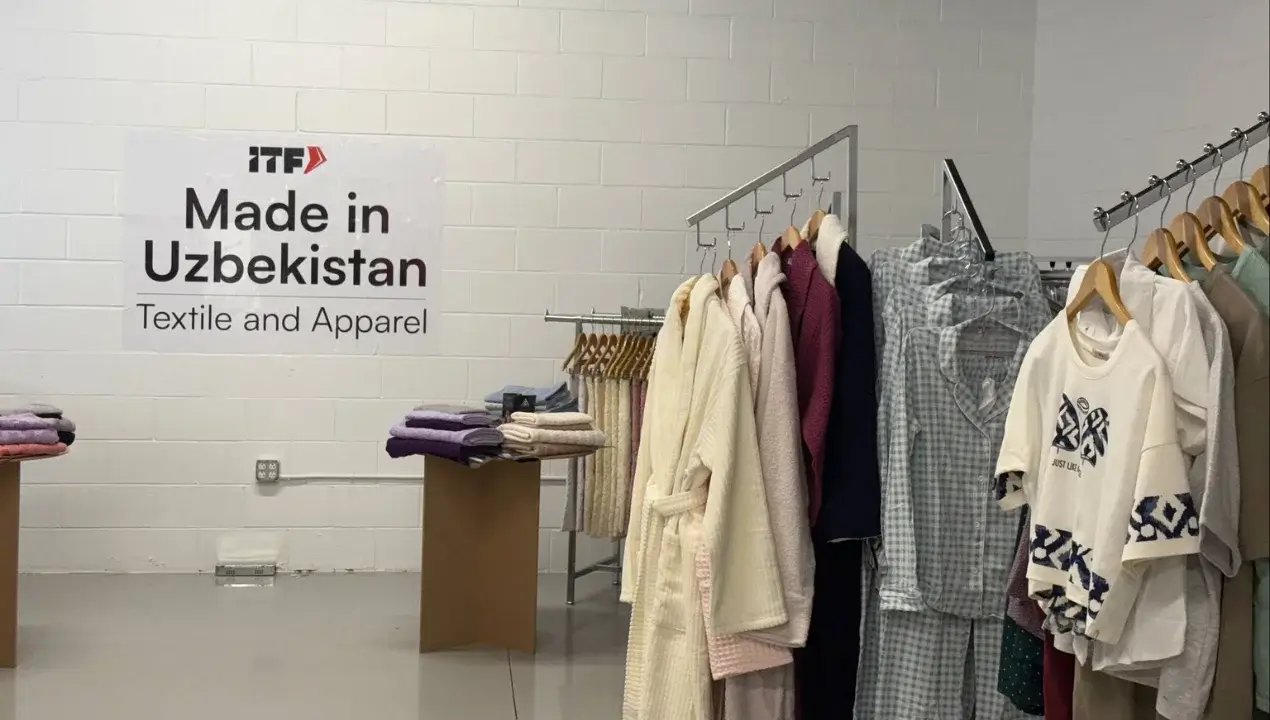 Andijan products exhibited at a trade house in the USA